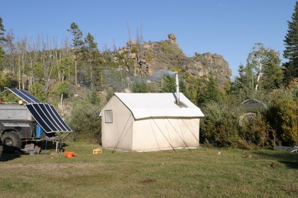 Canvas Tent Bighorn Mountains